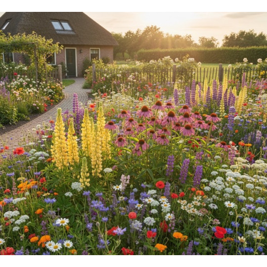 bloemen bijenmengsel